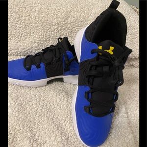 Boys Under Armour basketball shoes